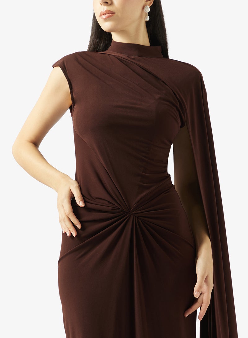 Iyra Cape Sleeve Maxi Dress - Image 3
